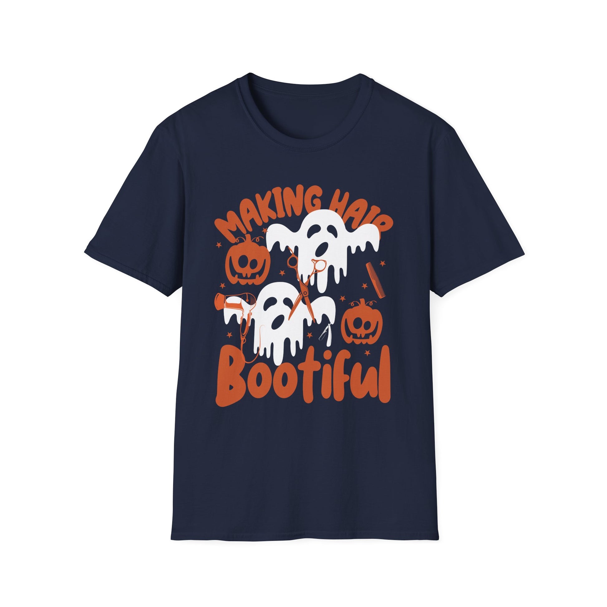 Making Hair Bootiful Tee — Cute Halloween Ghosts & Pumpkins T-Shirt
