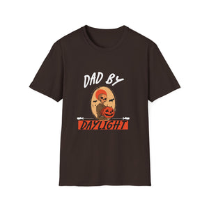 Dad By Daylight Halloween T-Shirt — Retro Horror Skull & Jack-O'-Lantern Tee