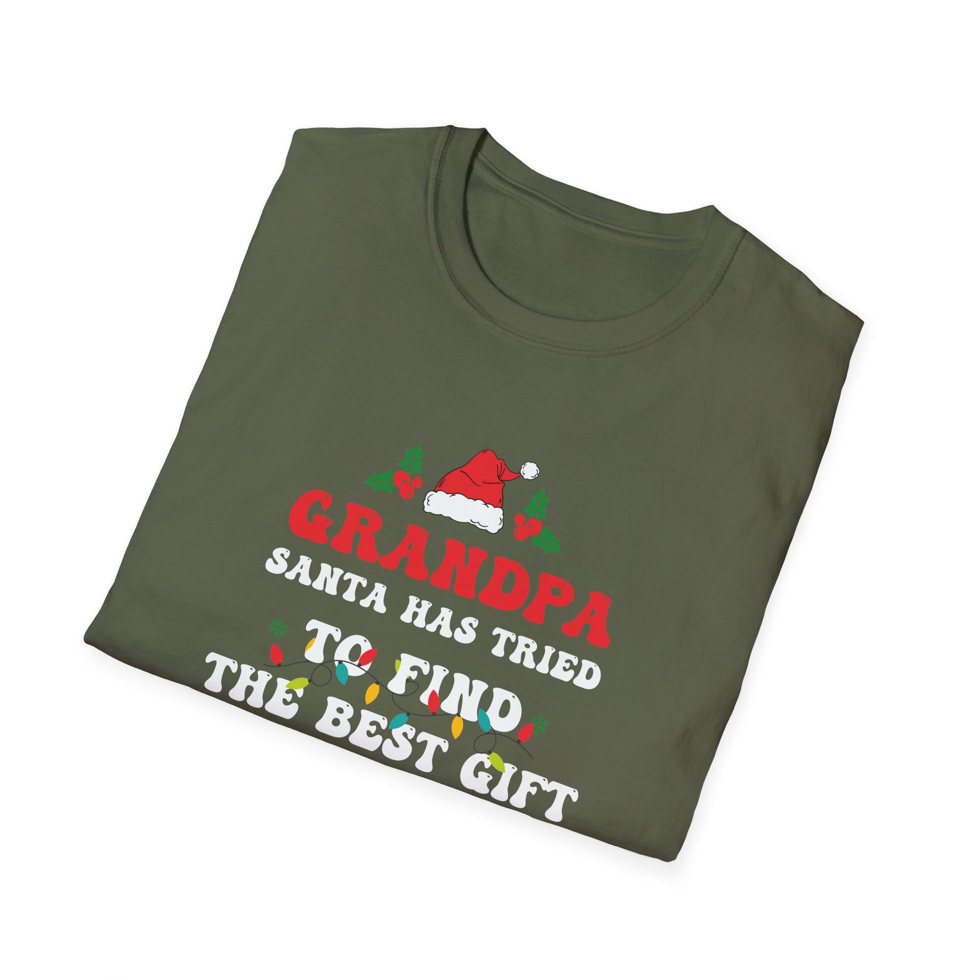 Christmas Shirt For Grandpa Xmas Christmas Granddad Unisex T-Shirt