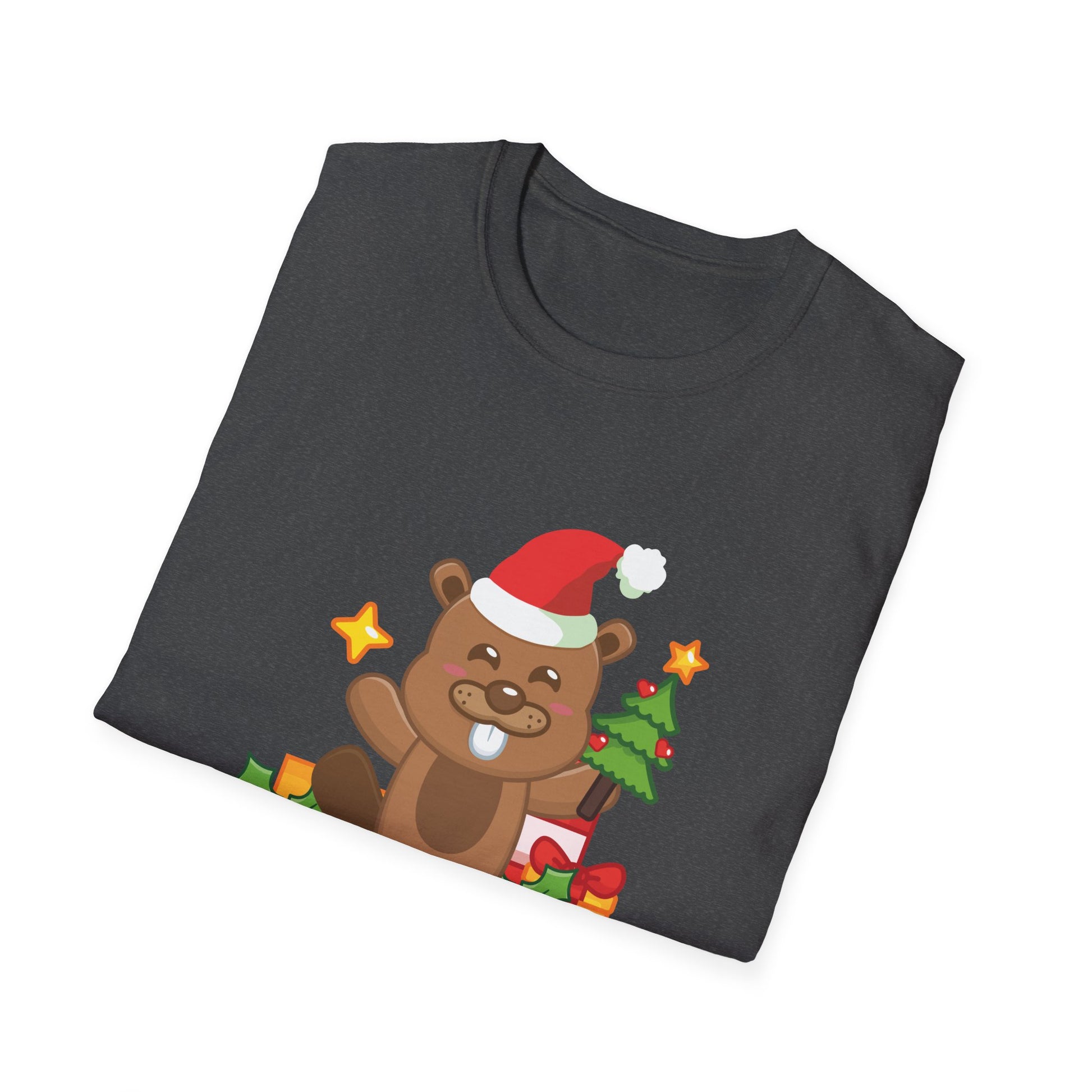 Beaver Christmas Cutie Beaver Christmas Unisex T-Shirt