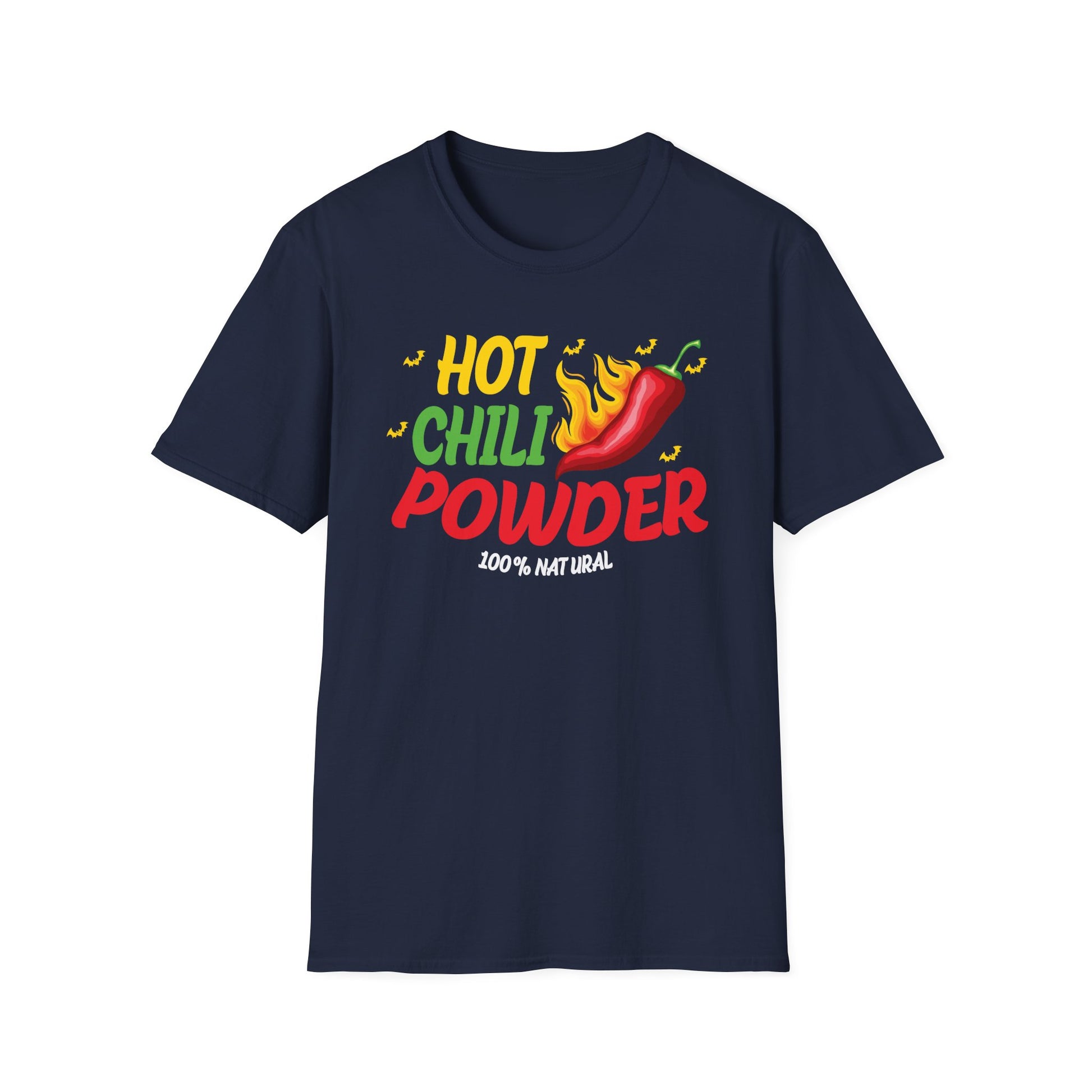 Hot Chili Powder Graphic Tee — Spicy Pepper Vintage-Style T-Shirt