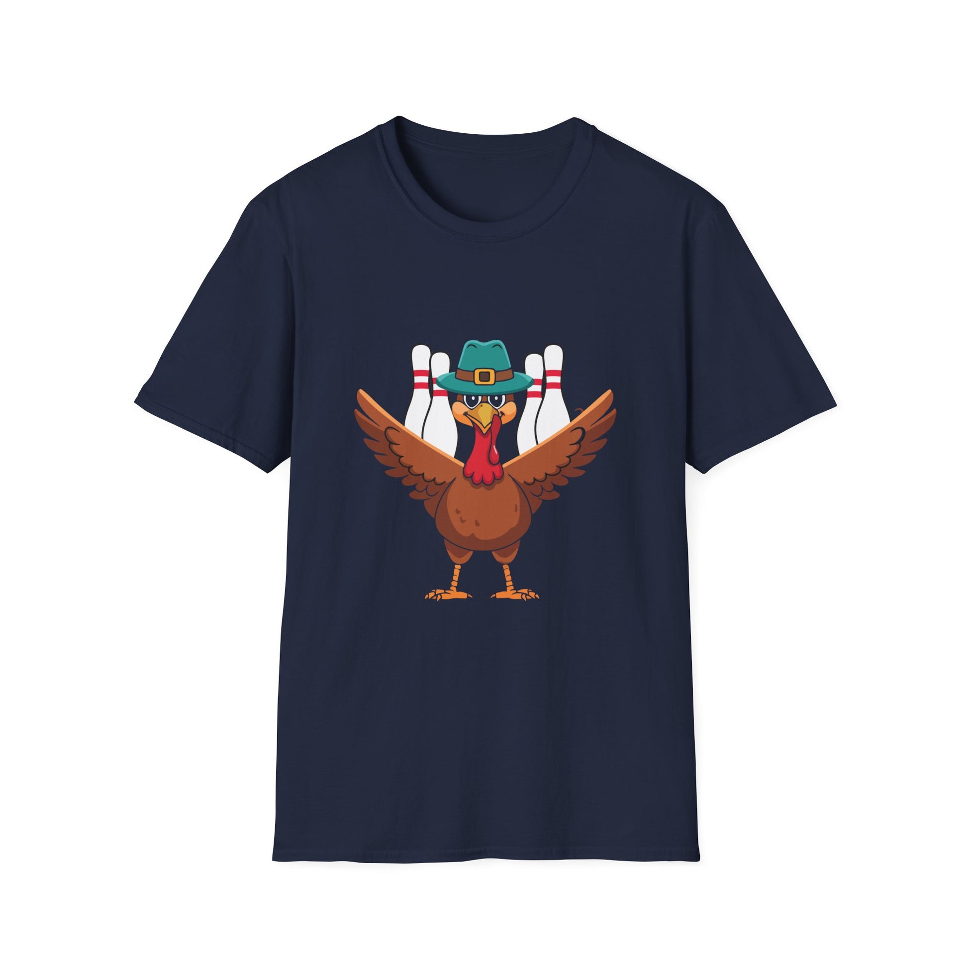 Thanksgiving Bowling Turkey  Unisex T-Shirt