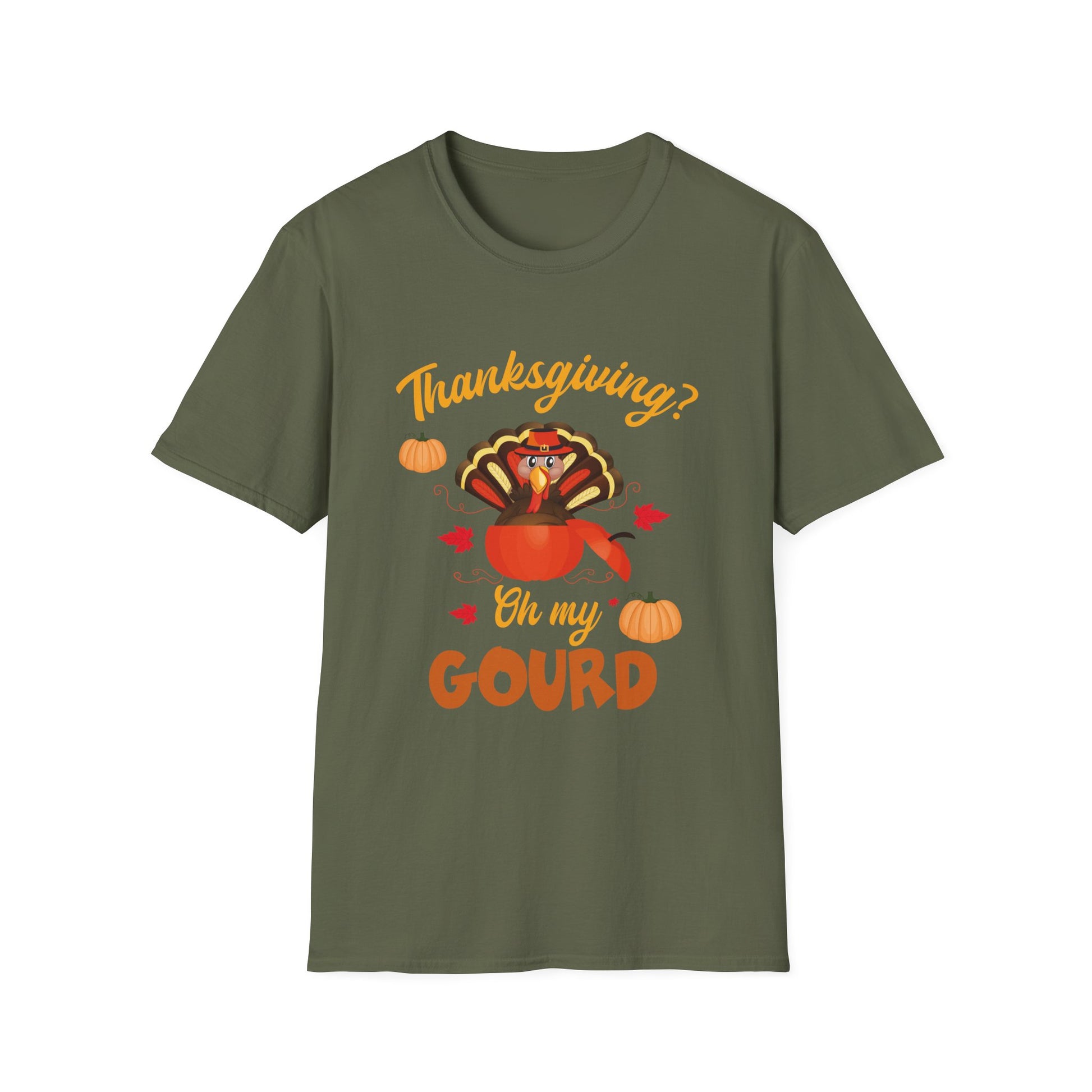 Thanksgiving "Oh My Gourd" Turkey T-Shirt
