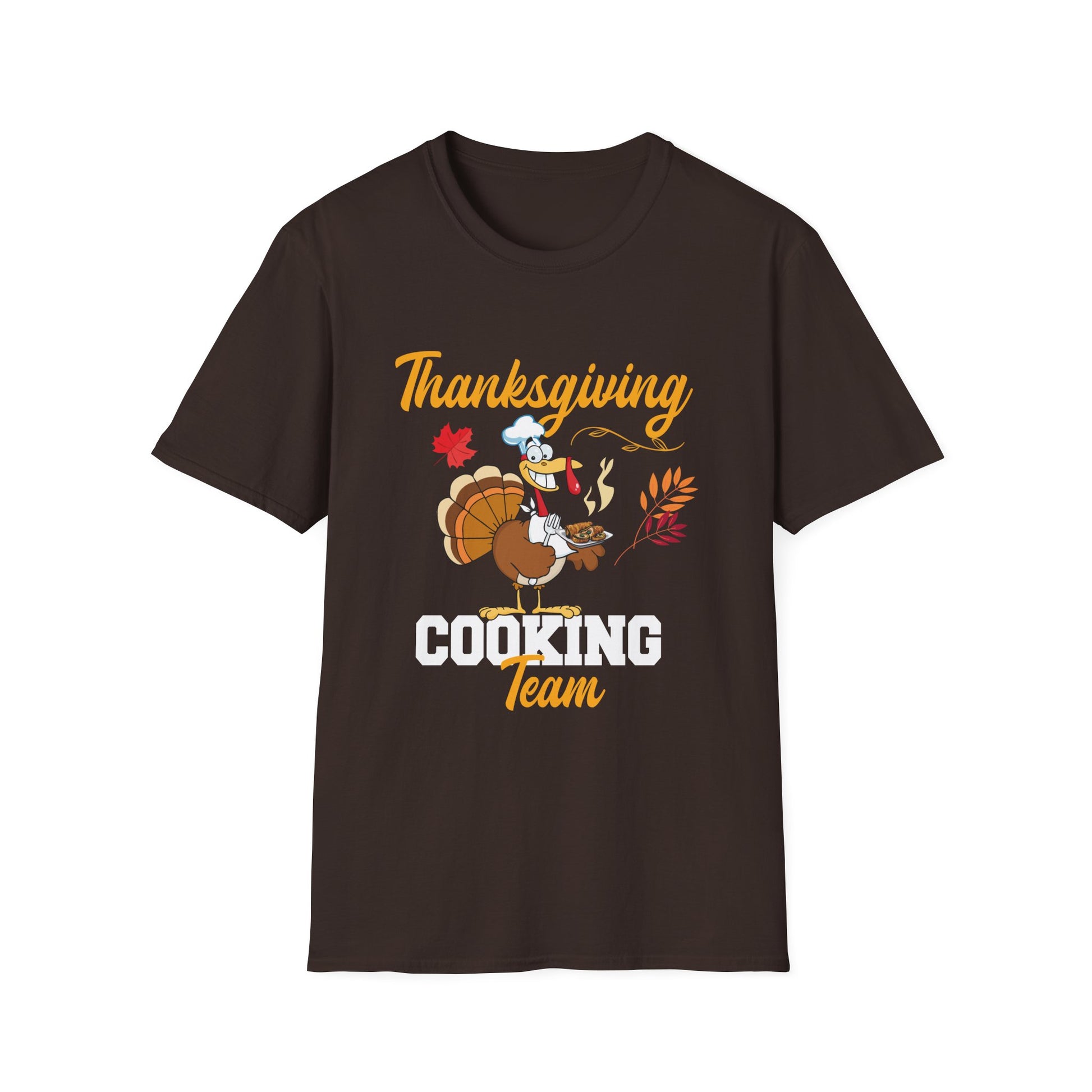 Thanksgiving Cooking Team T-Shirt – Funny Turkey Chef Holiday Tee  Unisex T-Shirt