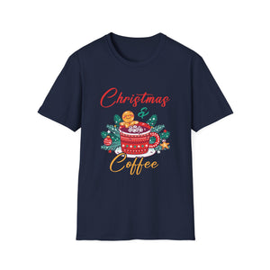 Christmas And Coffee Gingerbread Christmas Unisex T-Shirt