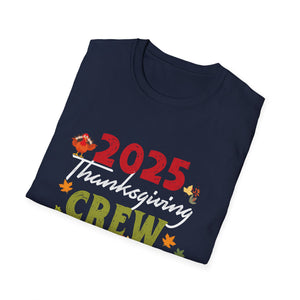 Family Thanksgiving 2024 Thanksgiving Crew Turkey Matching  Unisex T-Shirt