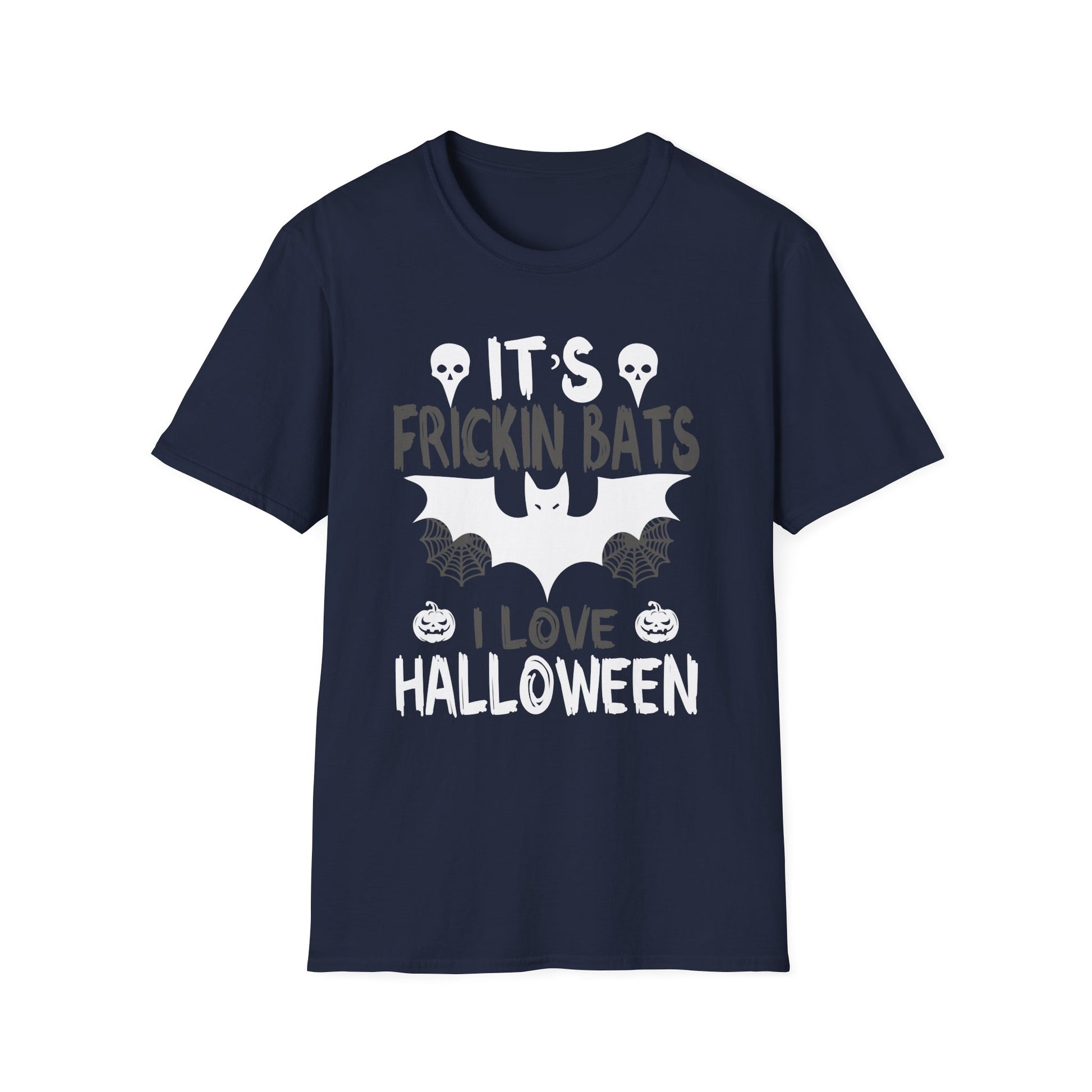 Halloween Bat Tee — "It's Frickin Bats I Love Halloween" Graphic T-Shirt