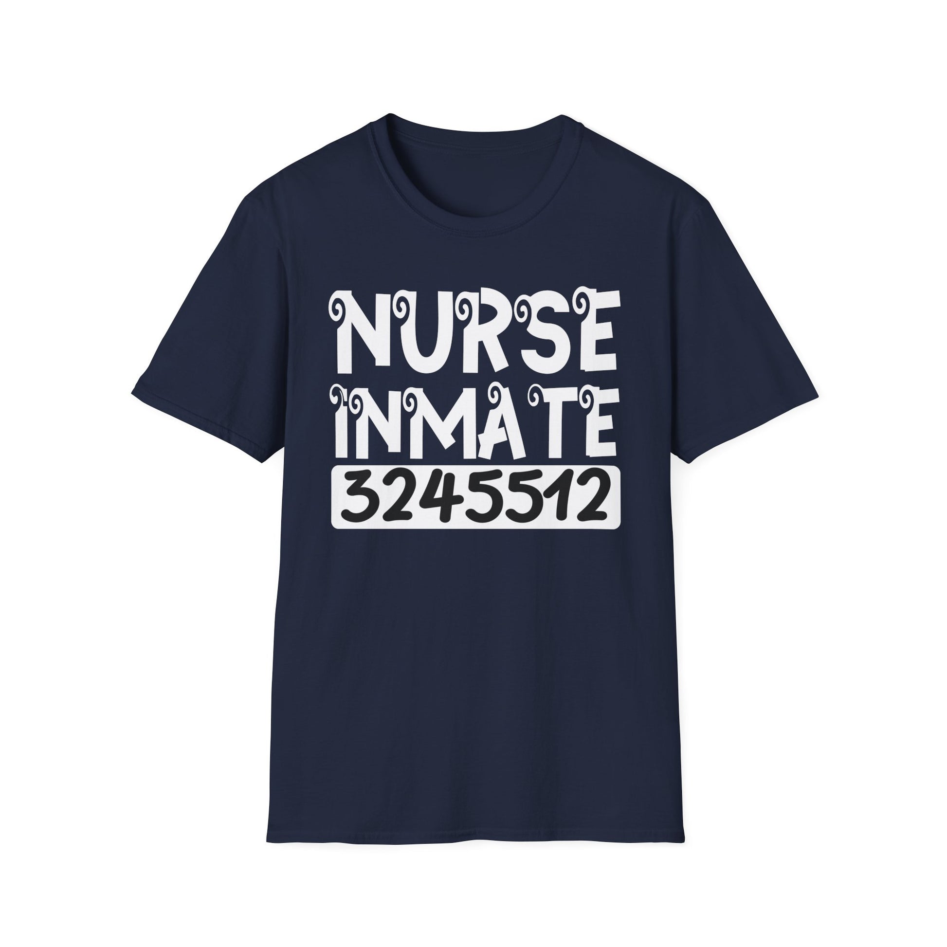 Nurse Inmate Graphic T-Shirt — Funny Prisoner ID Nursing Tee