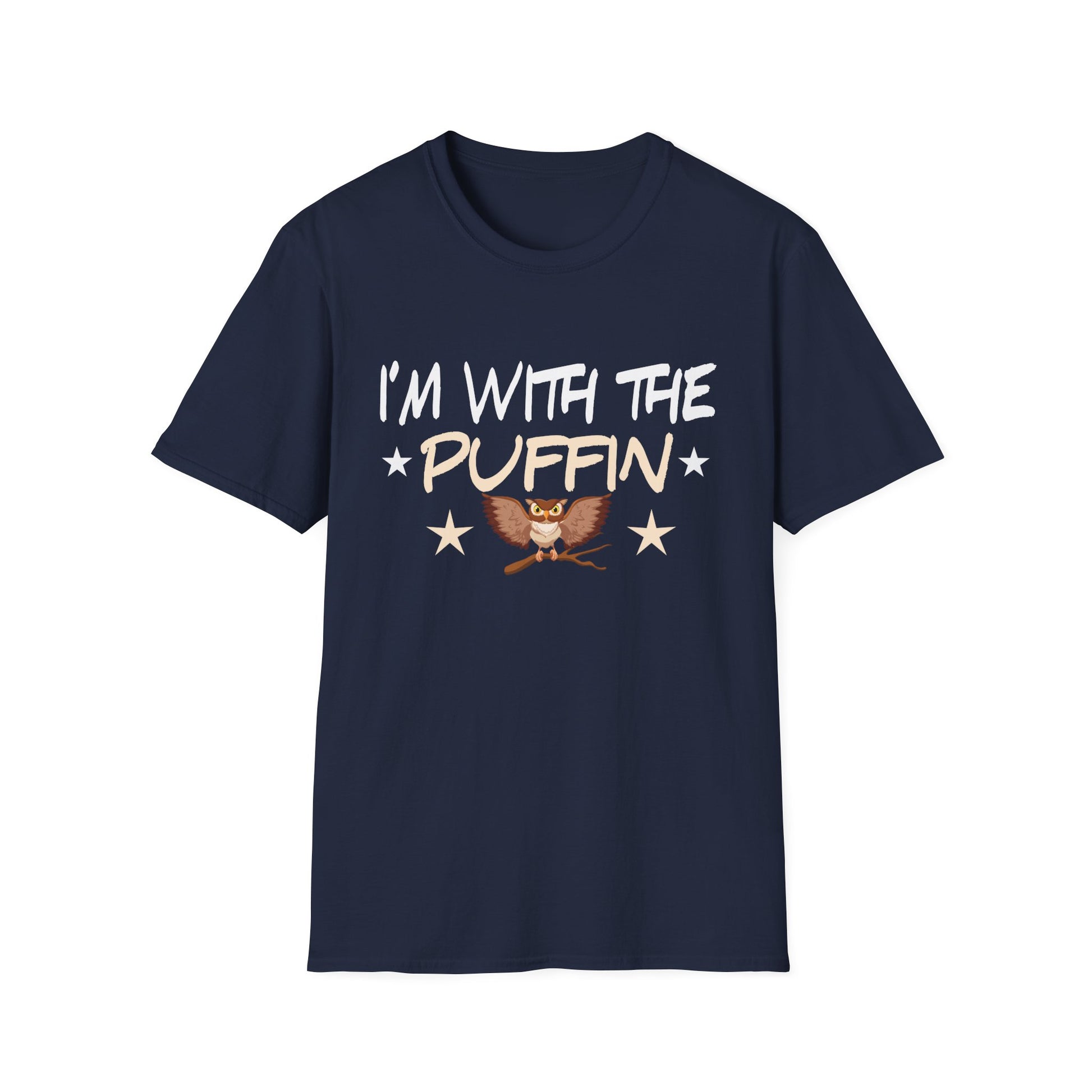 I'm With The Puffin T-Shirt — Cute Puffin Bird Graphic Tee for Bird Lovers