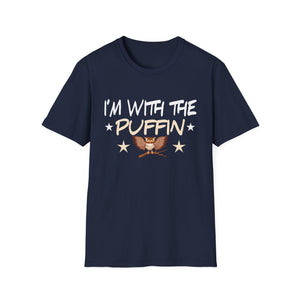 I'm With The Puffin T-Shirt — Cute Puffin Bird Graphic Tee for Bird Lovers