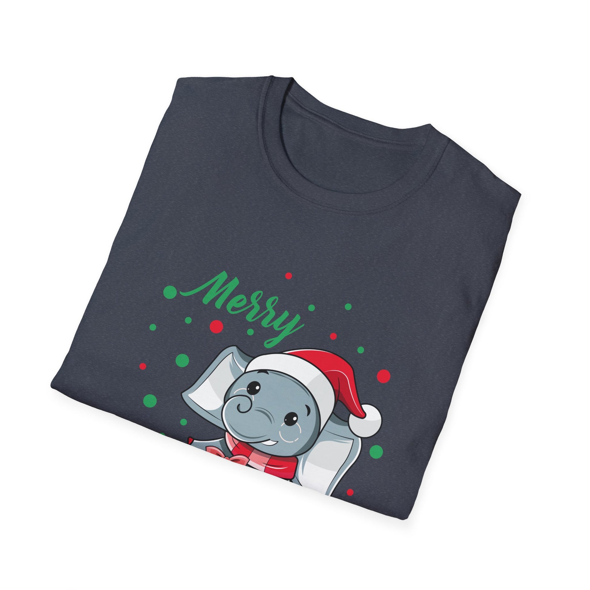 Christmas Elephant - Sweet Christmas Animals Unisex T-Shirt