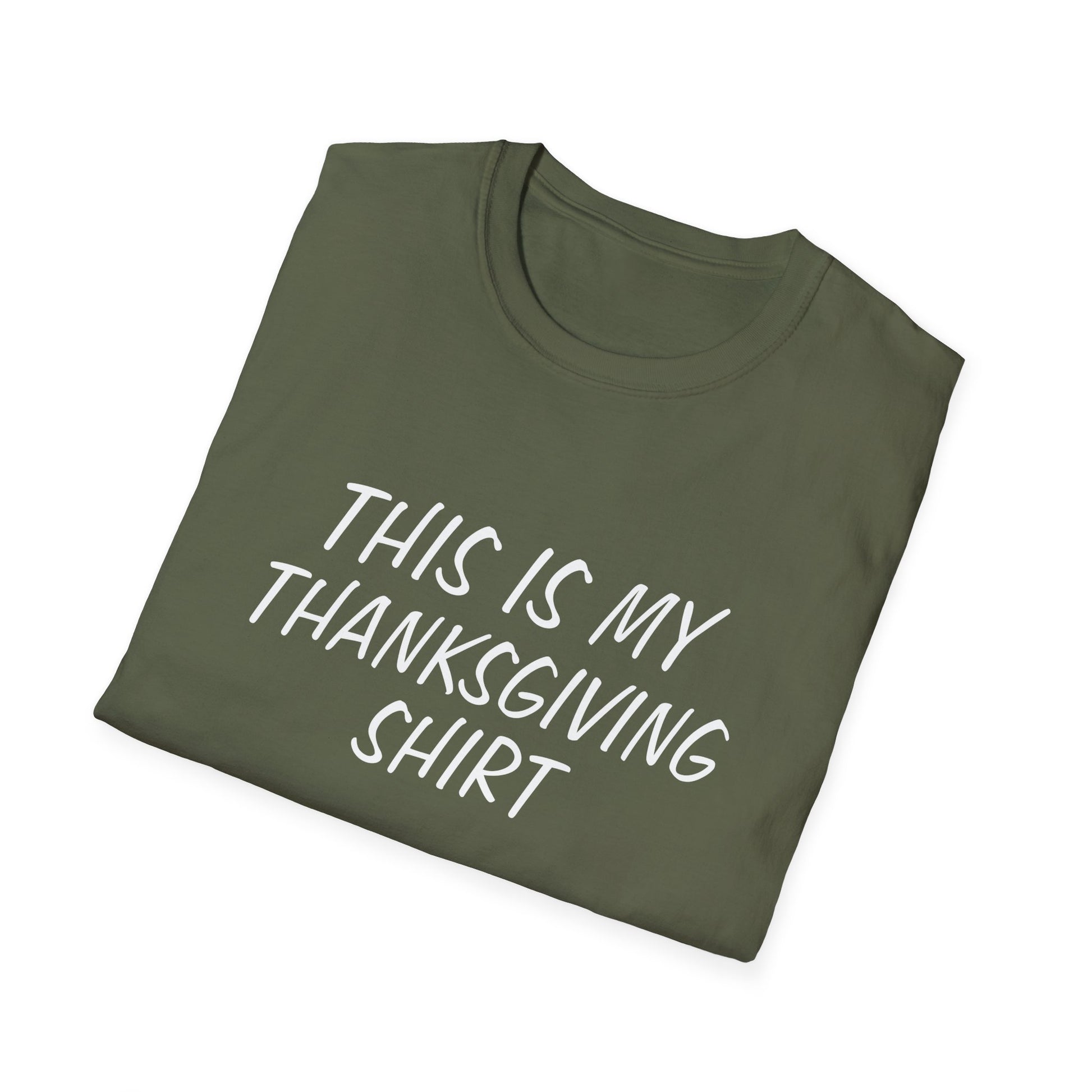 Thanksgiving Shirt - "This Is My Thanksgiving Shirt" Holiday Tee