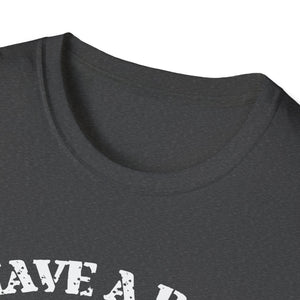 Have a Rad Christmas T-Shirt — Retro Gas Mask Santa Holiday Tee