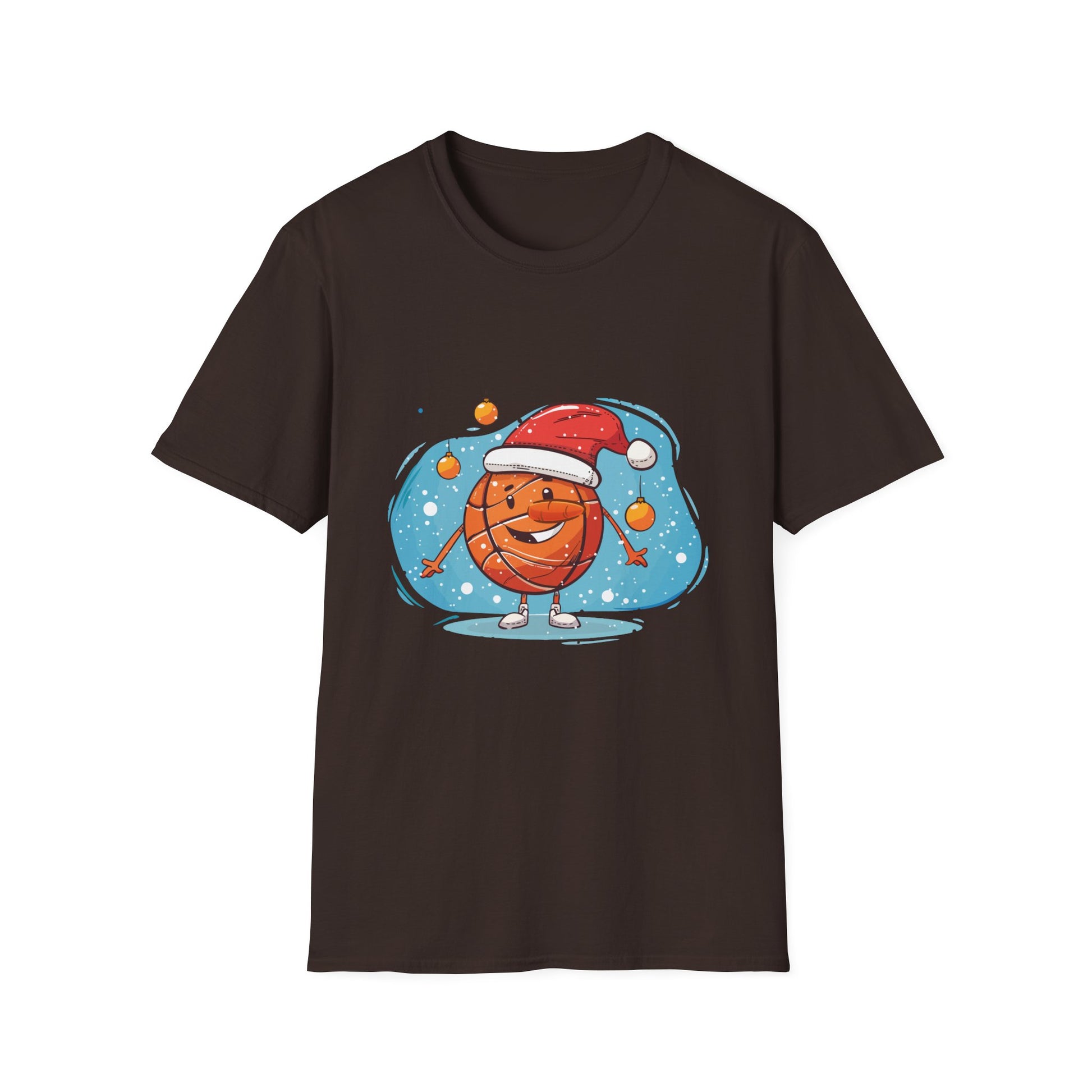 Christmas Basketball Snowman Shirt Basketball Christmas Unisex T-Shirt