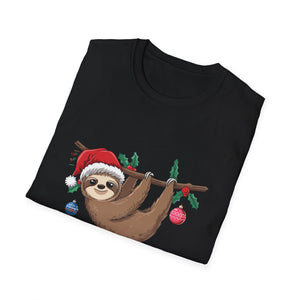 Sloth Christmas Cutie Sloths Christmas Unisex Softstyle T-Shirt