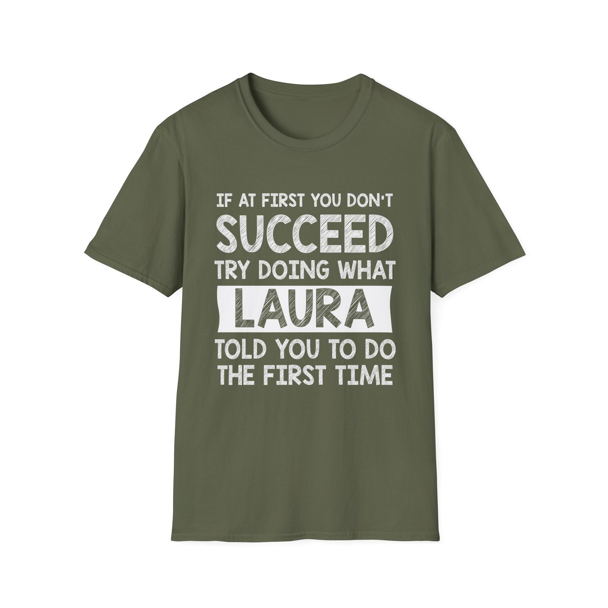 LAURA Gift Name Personalized Birthday Funny Christmas Joke T-Shirt