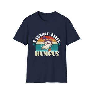 I Found This Humrus T-Shirt — Cute Hummus Ghost Retro Vegan Food Tee
