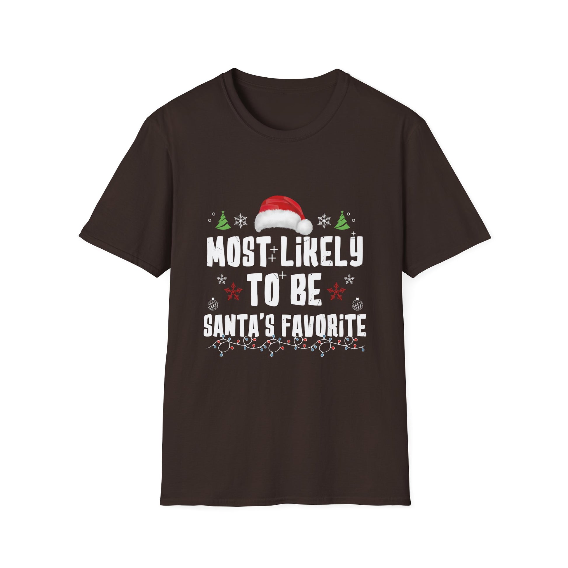 Most Likely To Be Santa_s Favorite Christmas Family Matching T-Shirt