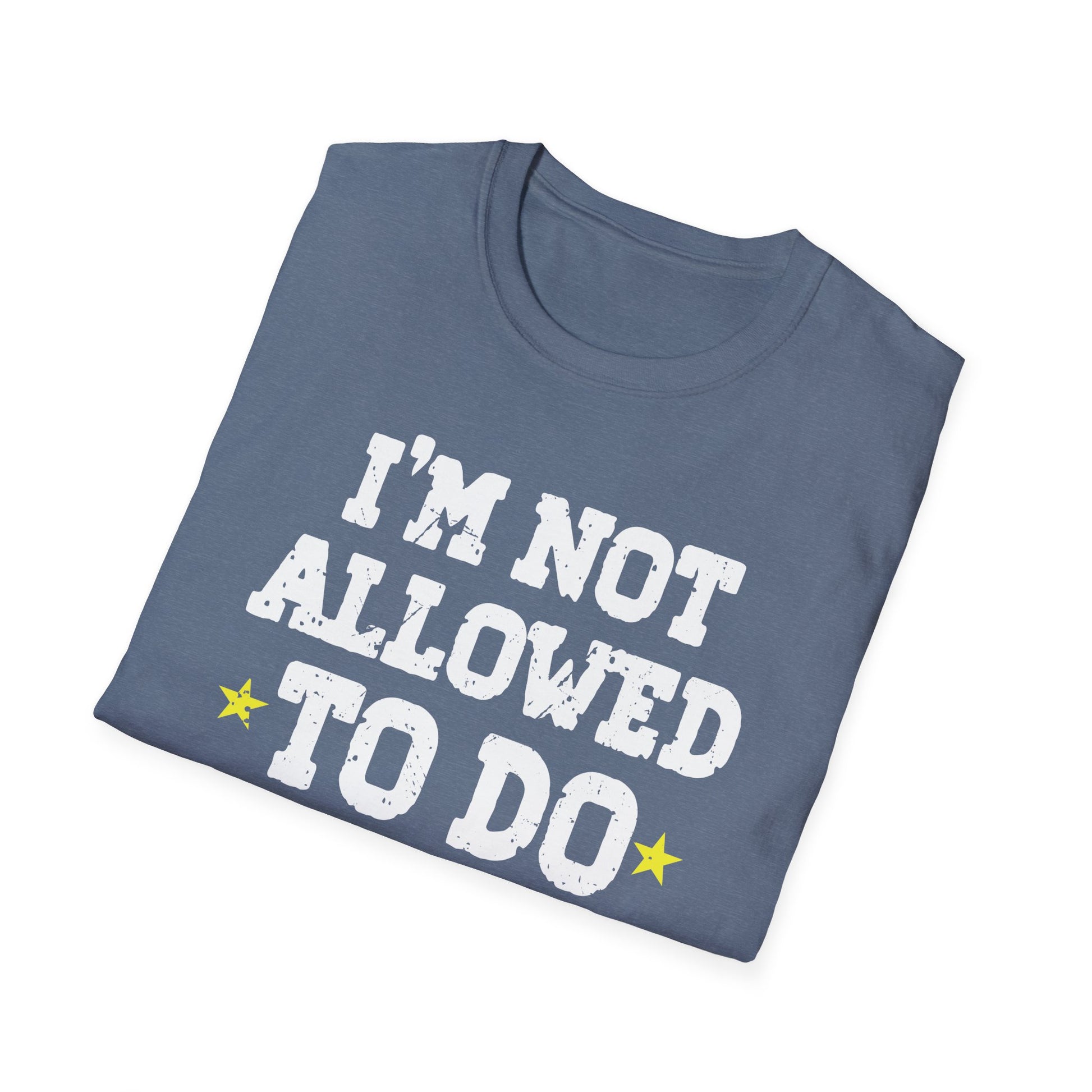 Not allowed to do shots funny alcohol slogan tequila party Unisex Shirt