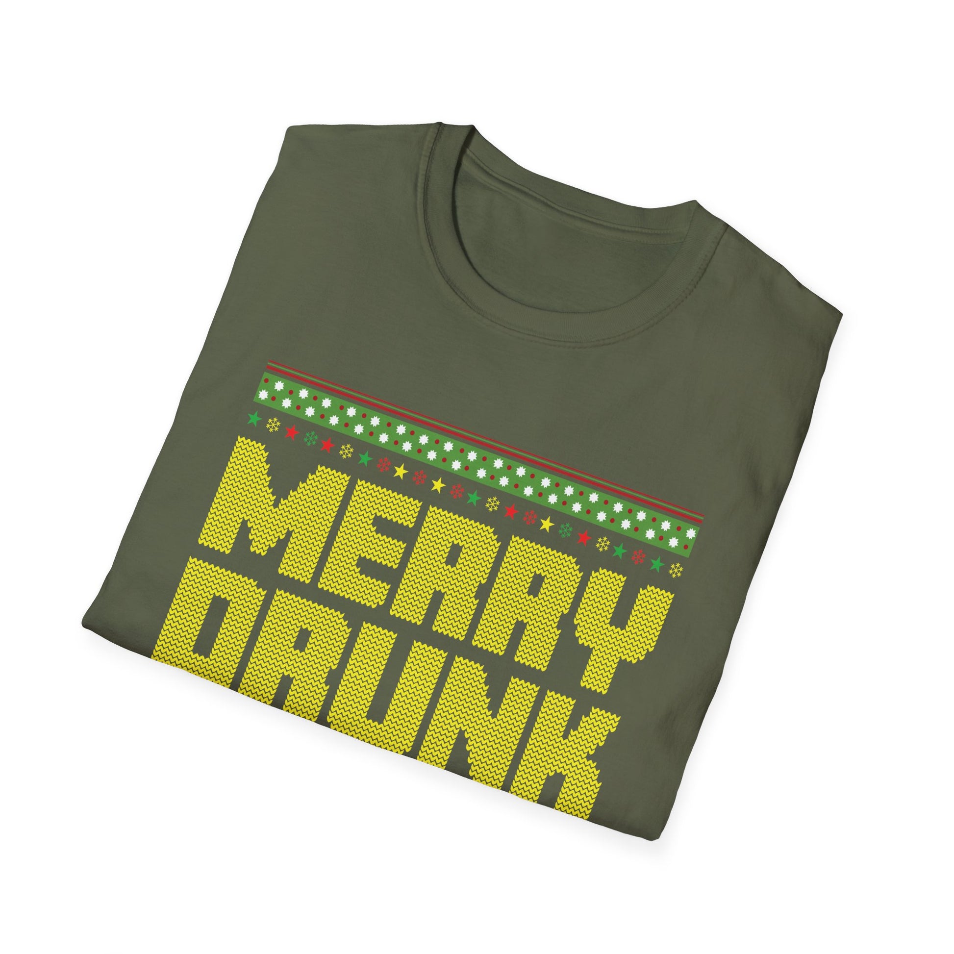 Merry Drunk I_m Christmas I Ugly Christmas Unisex Softstyle T-Shirt