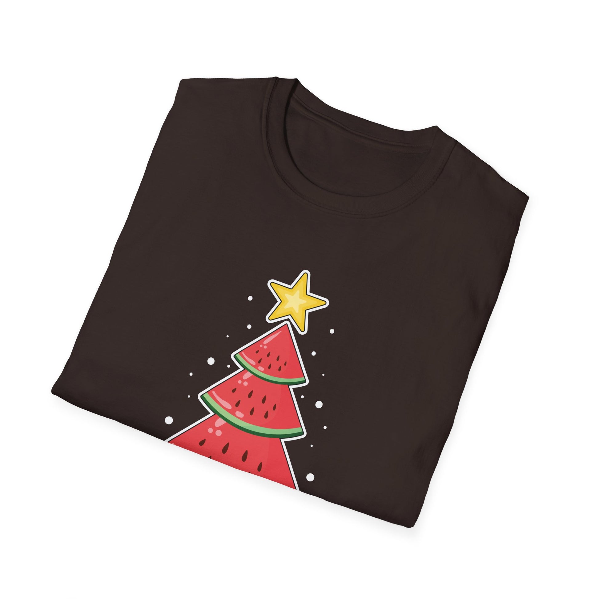 Christmas In July Watermelon Christmas Tree Unisex T-Shirt