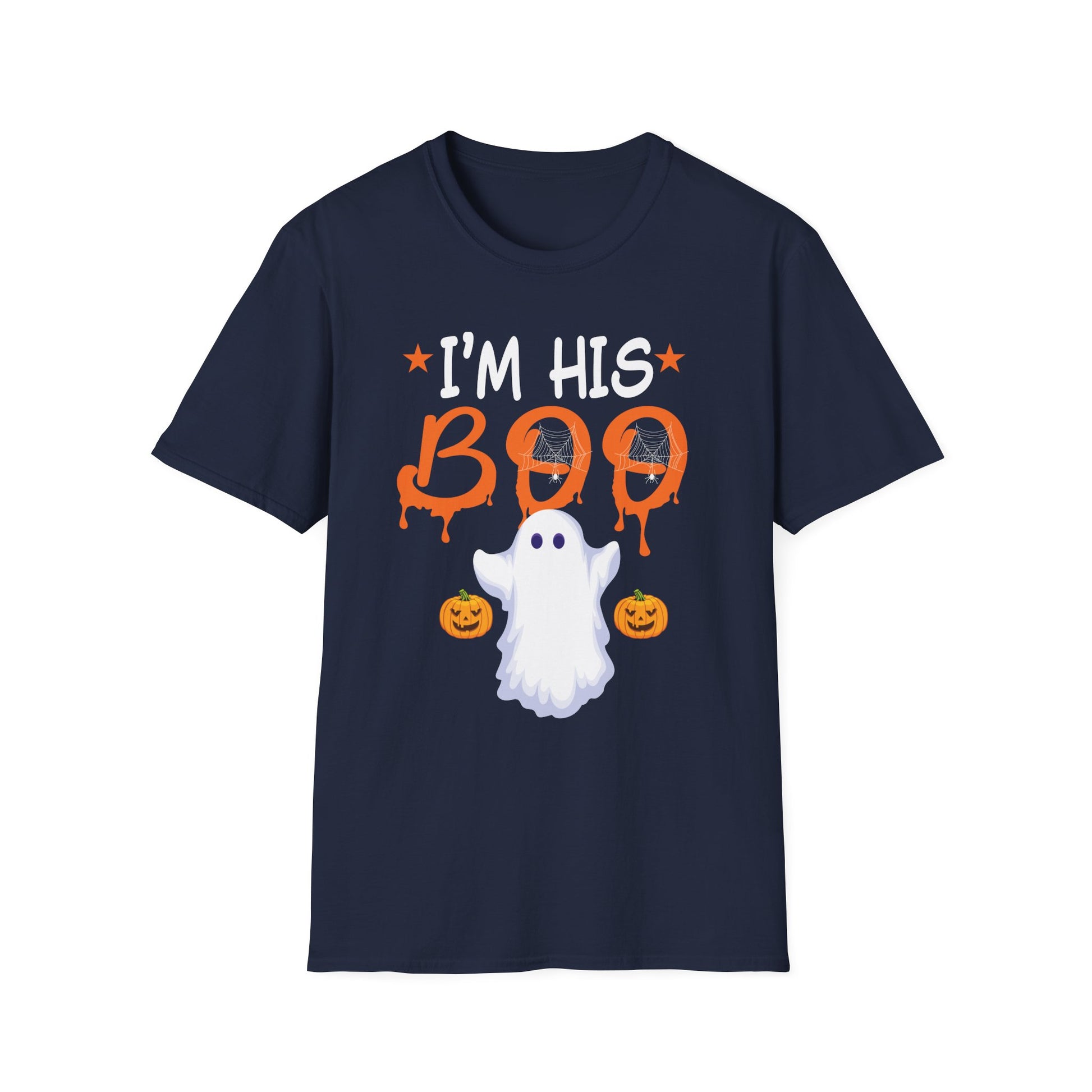 Halloween "I'm His Boo" T-Shirt — Cute Ghost Couples Tee