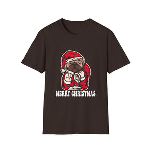Christmas Bulldog Bully Merry English Bulldog Christmas Unisex T-Shirt
