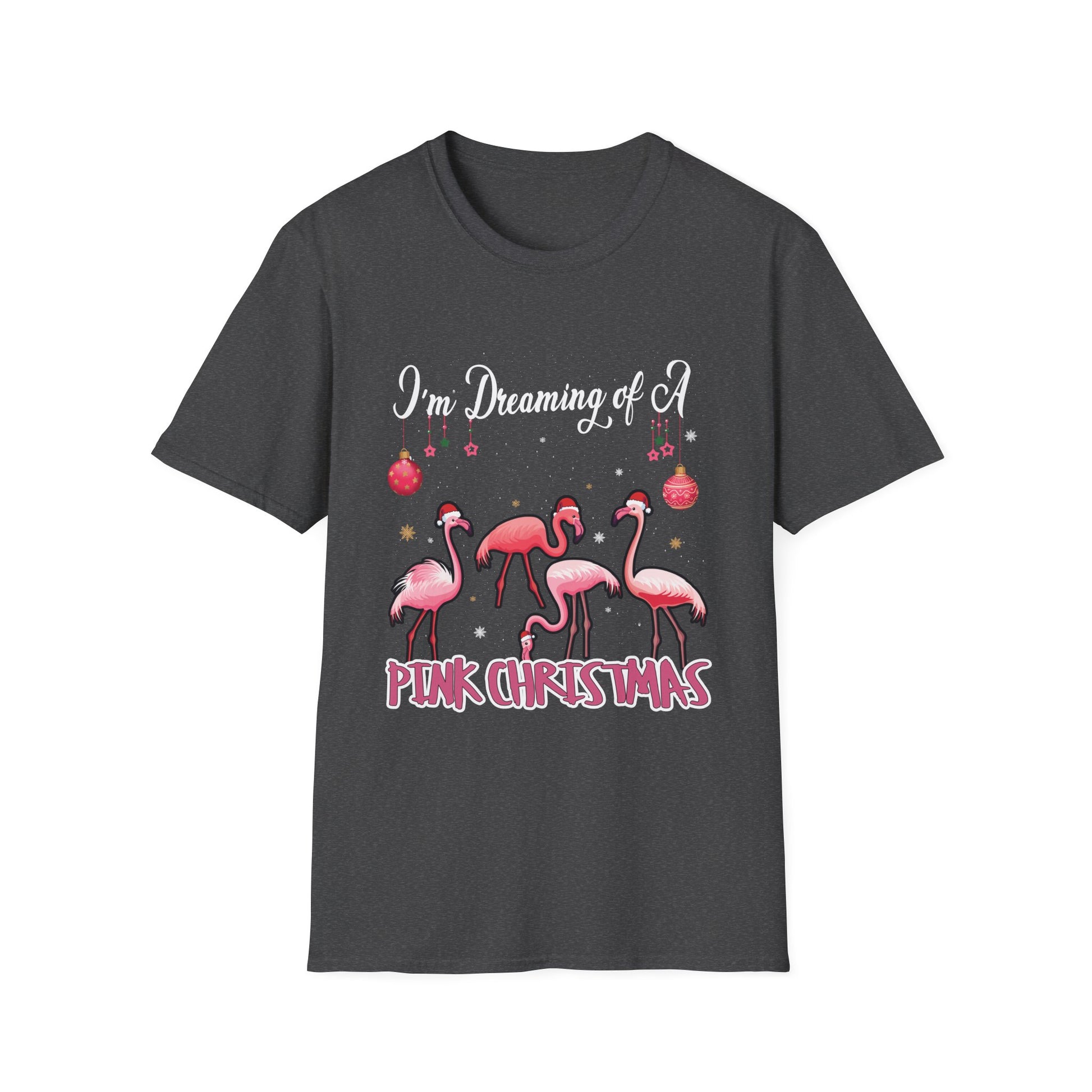 I'm Dreaming of a Pink Christmas Flamingo T-Shirt