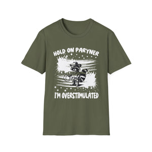 Overstimulated Raccoon T-Shirt — 