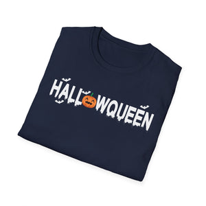 Halloween Queen T-Shirt — Cute Pumpkin & Bat Halloween Tee