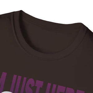 Just Here For The Boos Halloween Costume Funny Halloween TeeUnisex Softstyle T-Shirt