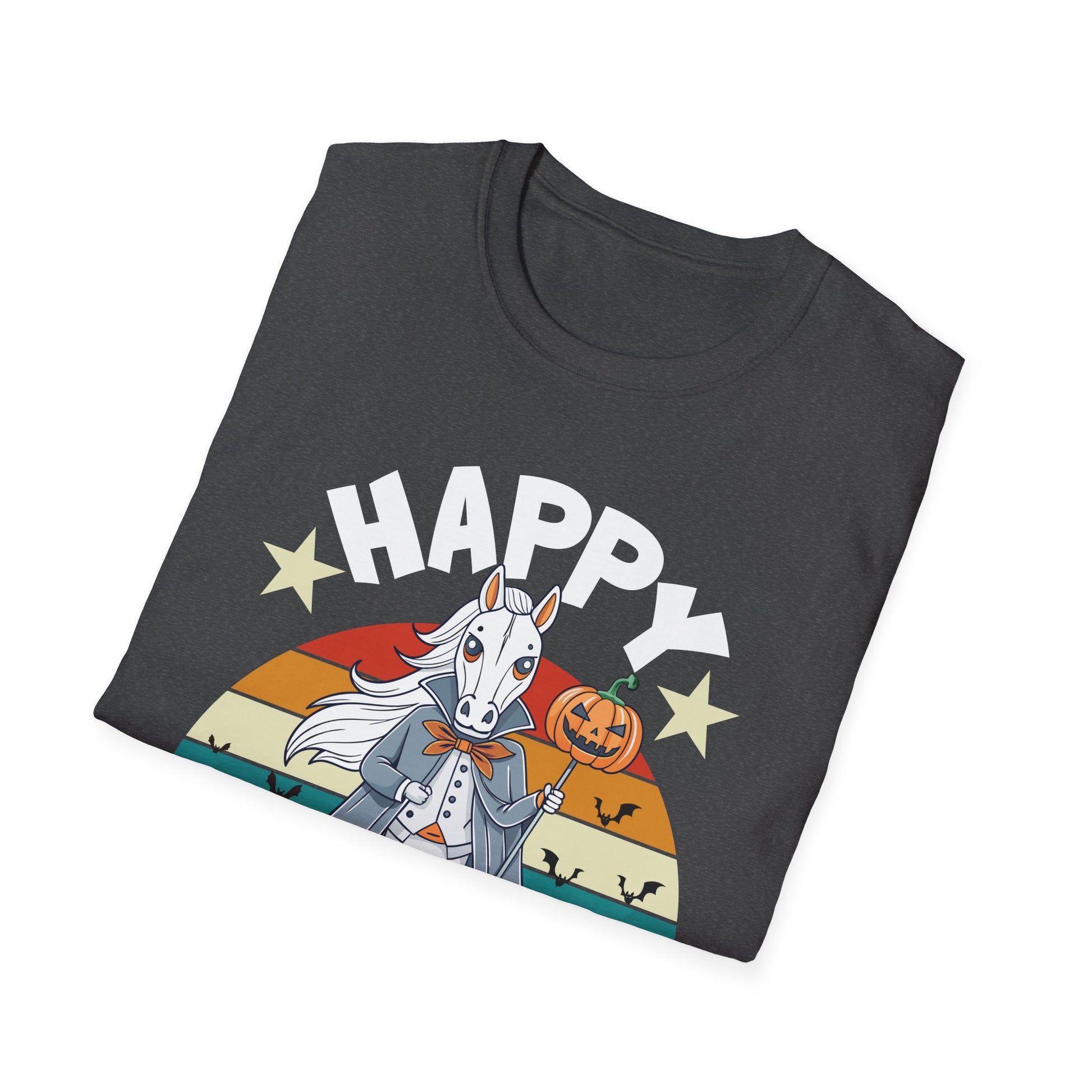 Happy Halloween Goat T-Shirt — Retro Pumpkin Costume Tee
