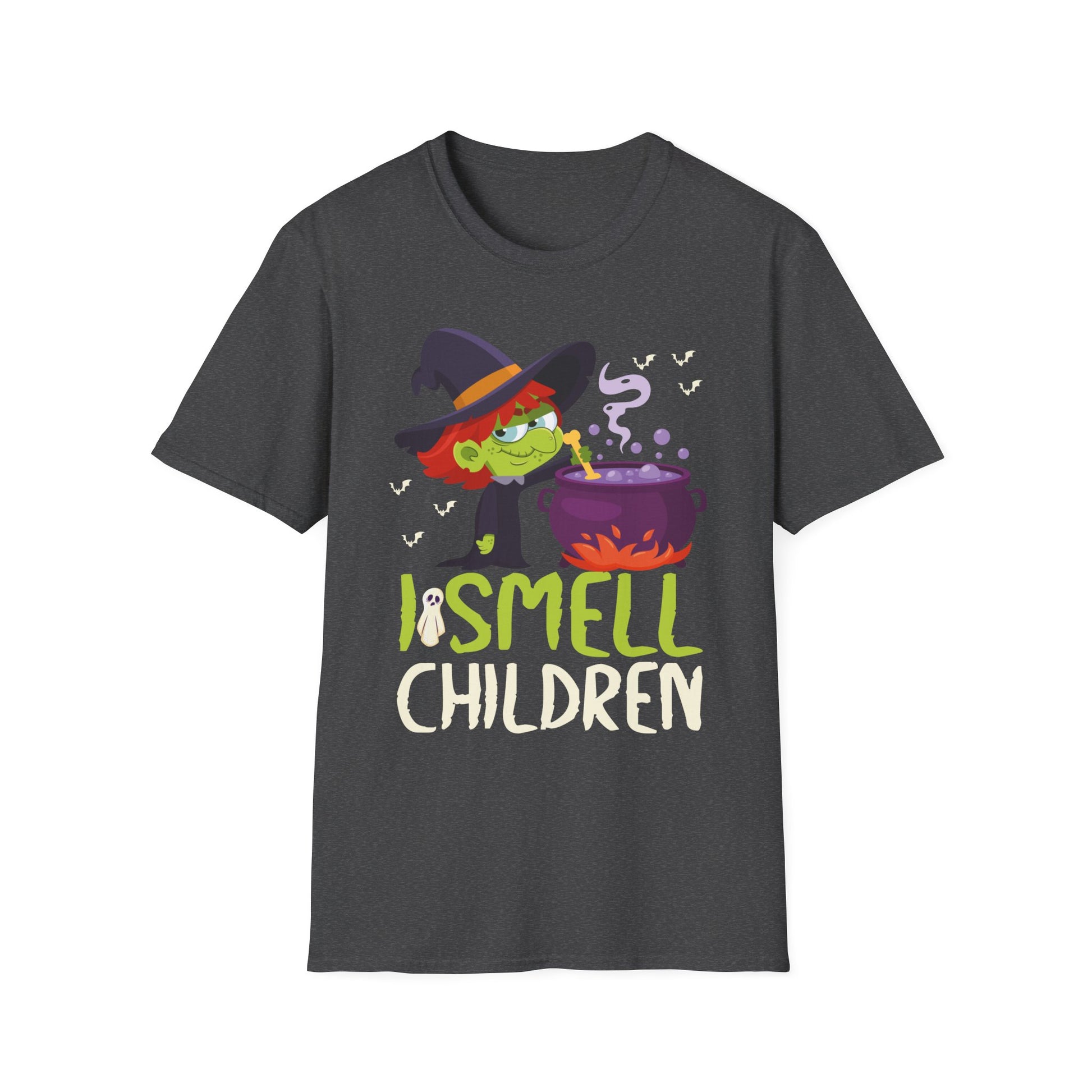 I Smell Children Funny Halloween Witch Costume Halloween Tee Unisex Softstyle T-Shirt