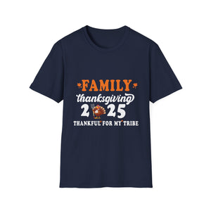 Family Thanksgiving 2025 Turkey Thanksgiving Matching  Unisex T-Shirt