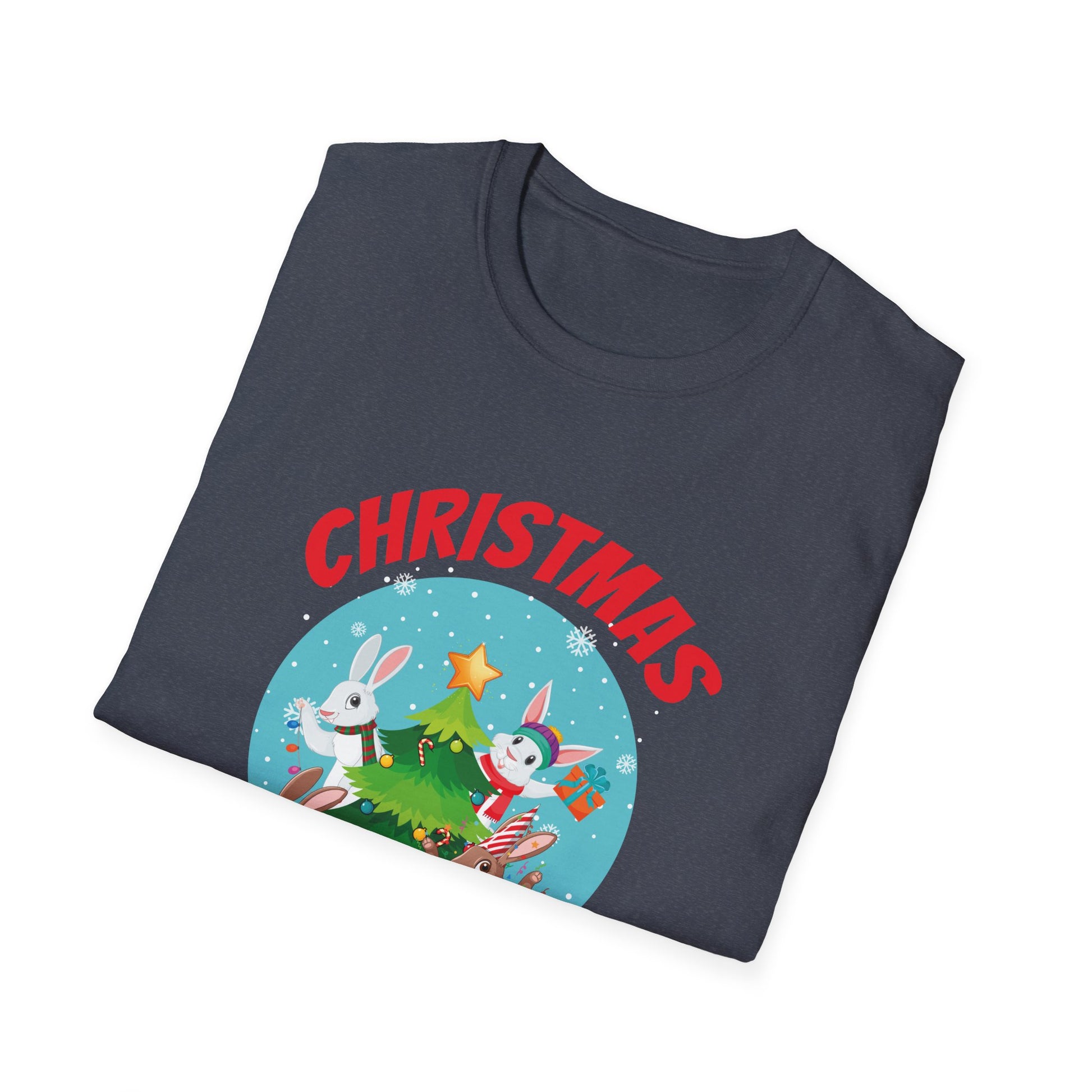 Bunny Christmas Tree Christmas Squad Bunnies Unisex T-Shirt