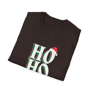 Ho Ho Ho Christmas T-Shirt — Santa Hat Holiday Tee