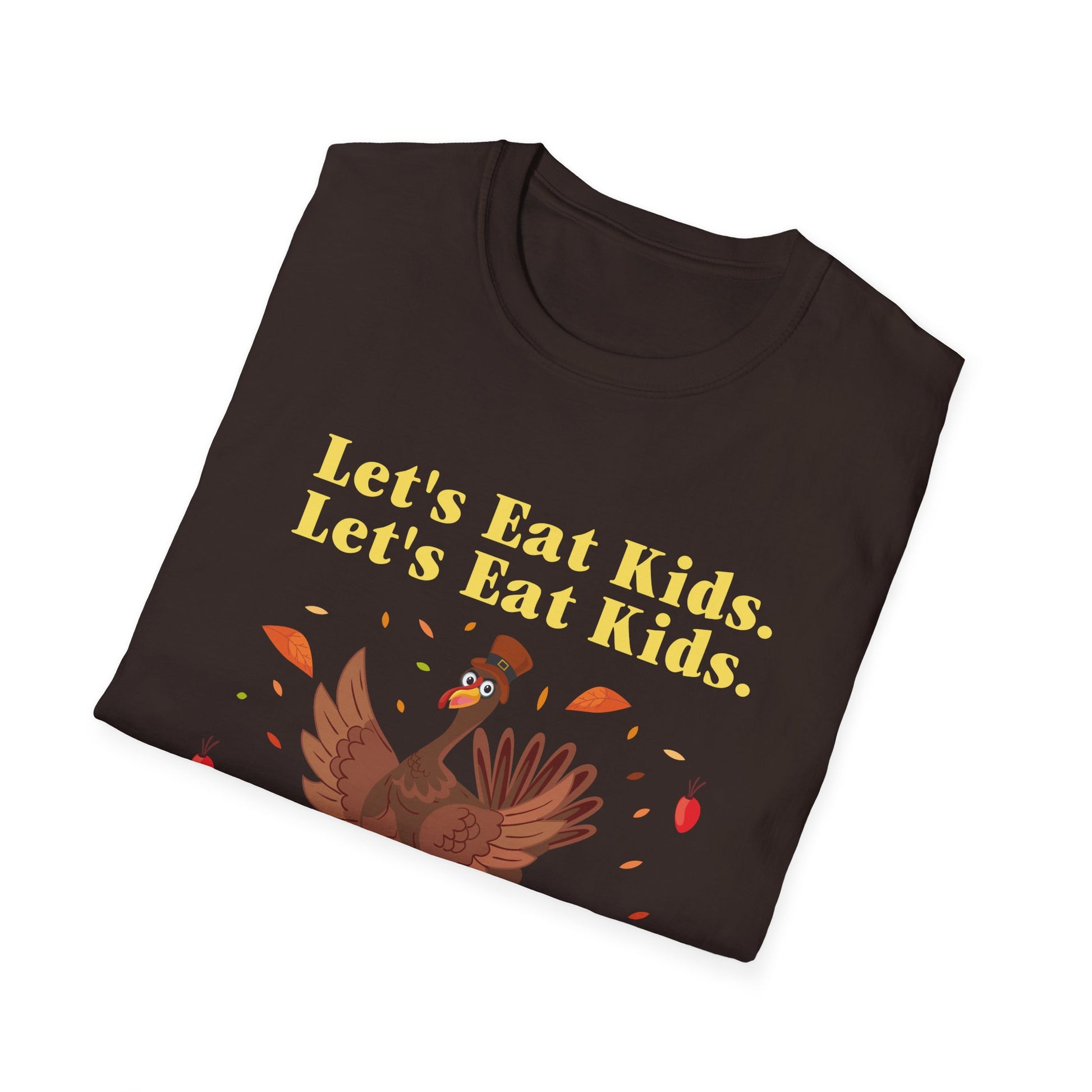Punctuation Saves Lives T-Shirt — "Let's Eat Kids. Let's Eat Kids." Funny Grammar Thanksgiving Tee