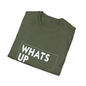 Whats Up Brother T-Shirt — Bold Monochrome Graphic Tee