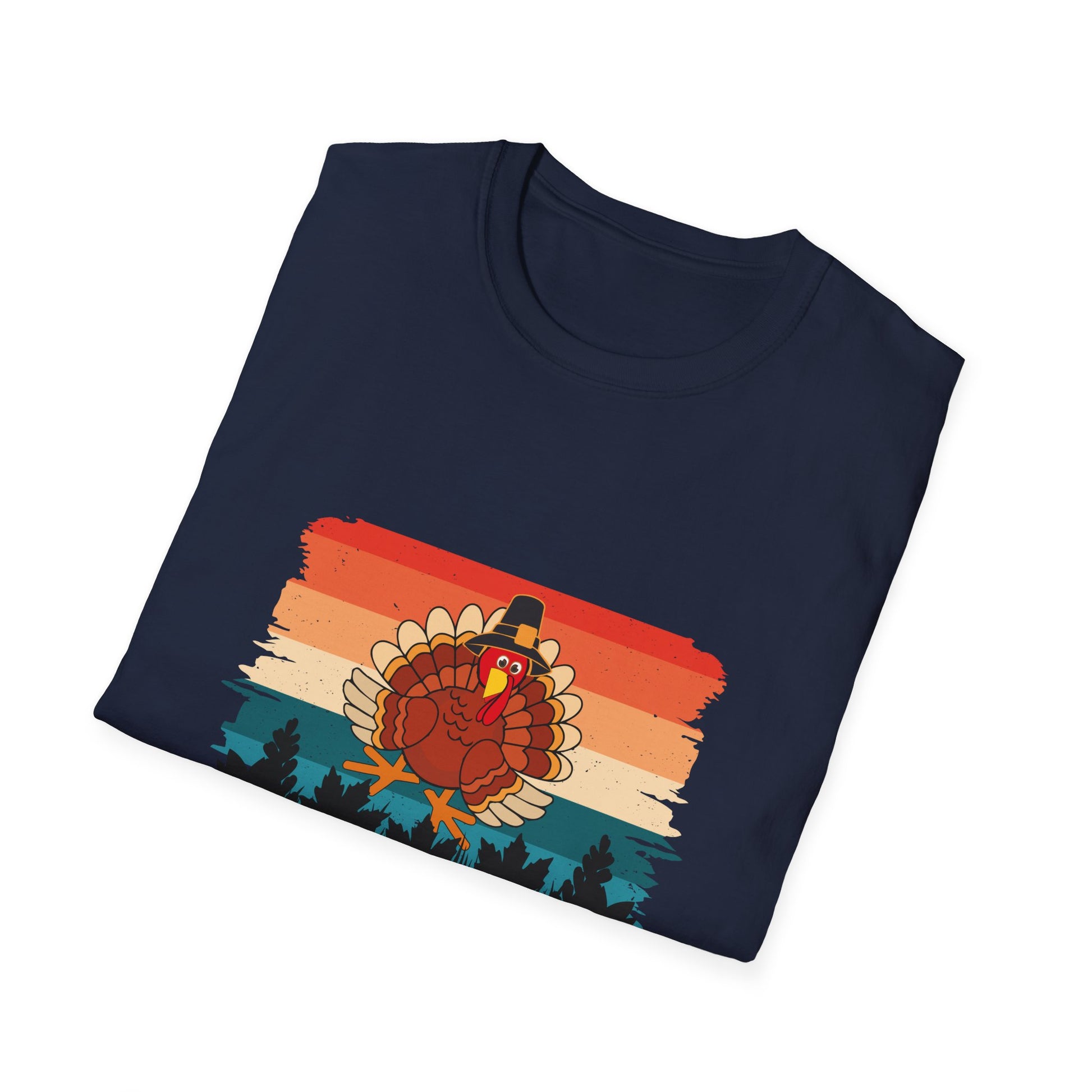 Gobblezilla Turkey T-Shirt – Retro Thanksgiving Graphic Tee