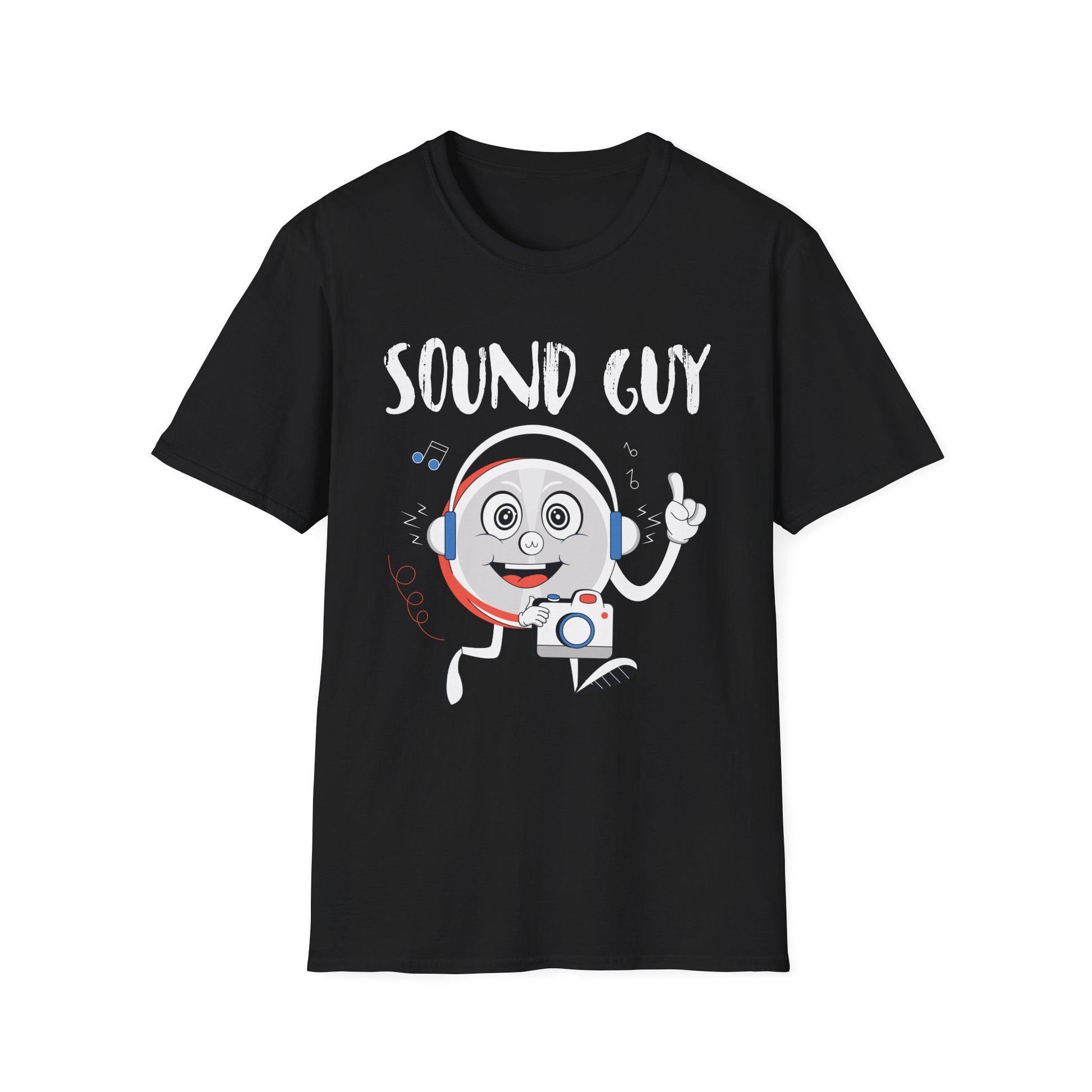 Sound Guy T-Shirt — Funny Audio Engineer Tee with Headphones & Mixer