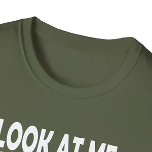 Look at Me Being Festive and Shit Christmas Pun Beer Drinker Unisex T-Shirt