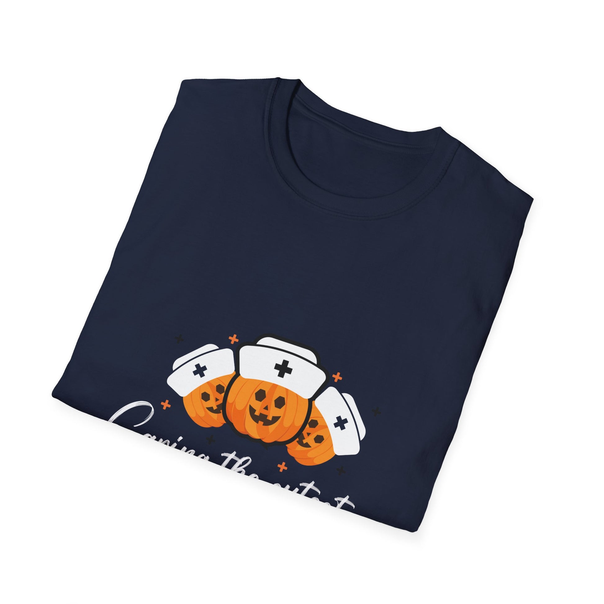Pumpkin Nurse T-Shirt — Caring the Cutest Little Pumpkins Halloween Tee