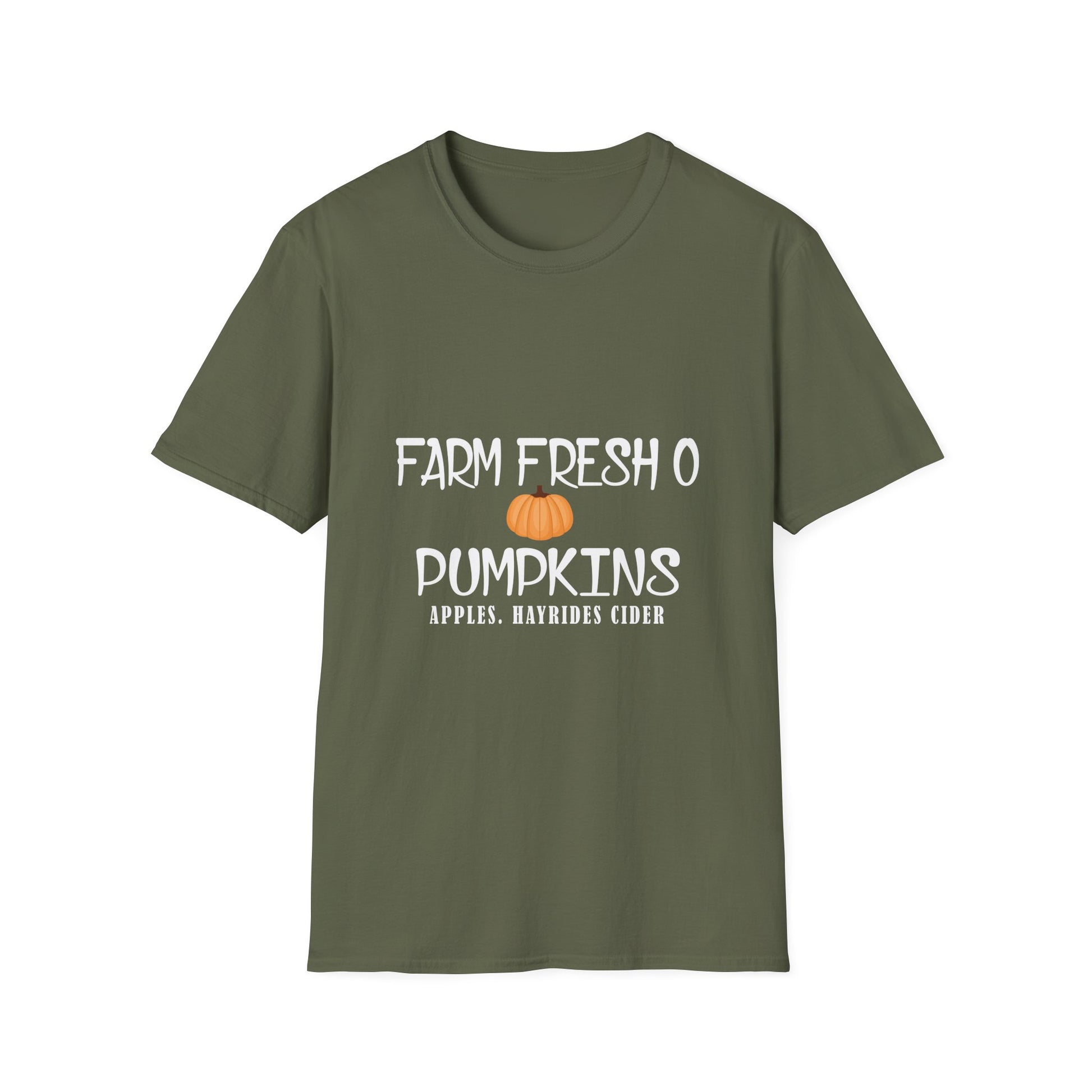 Farm Fresh Pumpkins T-Shirt — Pumpkin Patch, Apples & Hayrides Fall Tee