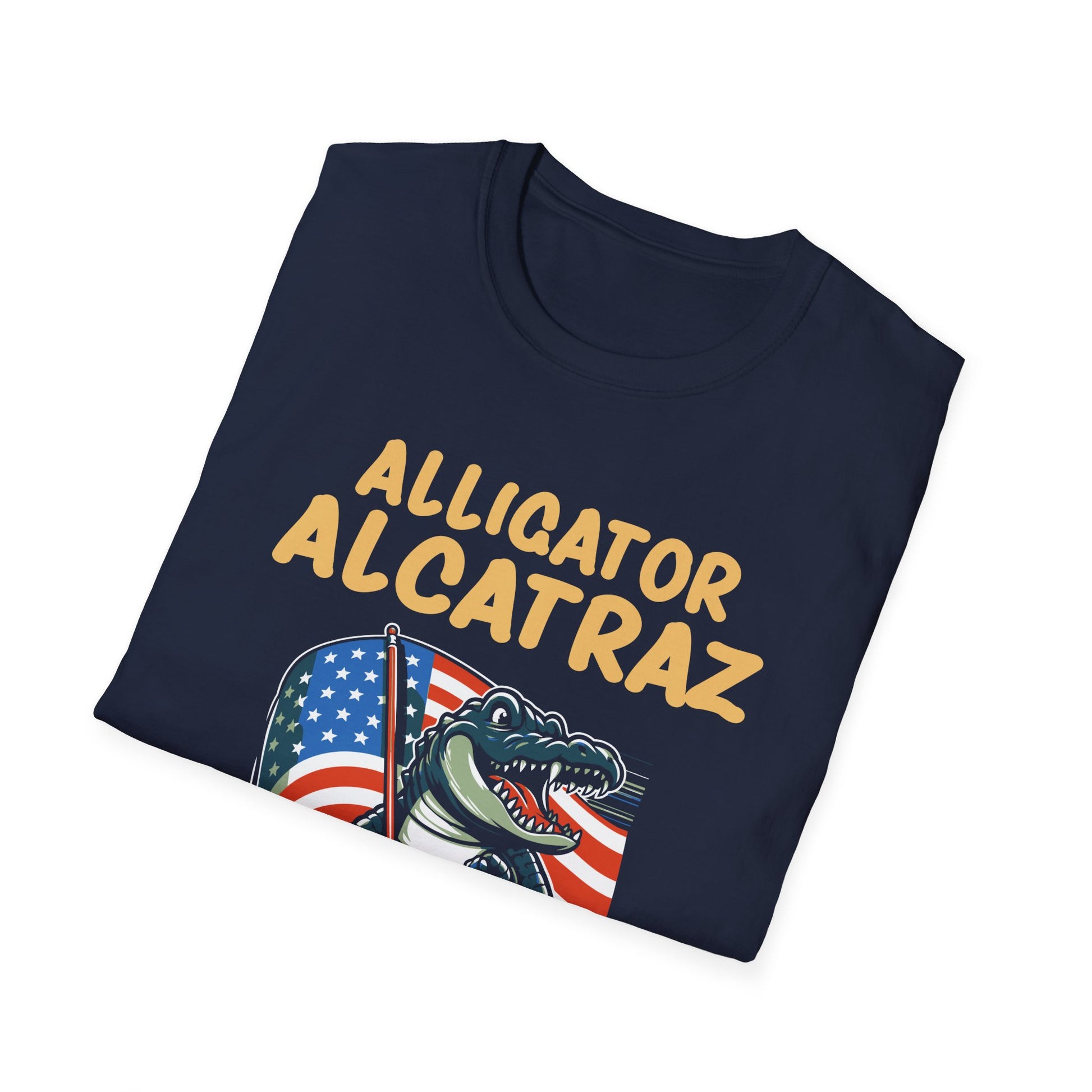 Alligator Alcatraz T-Shirt — Patriotic Gator Graphic Tee