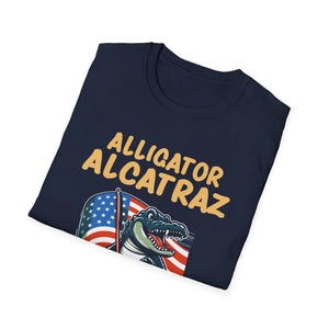 Alligator Alcatraz T-Shirt — Patriotic Gator Graphic Tee