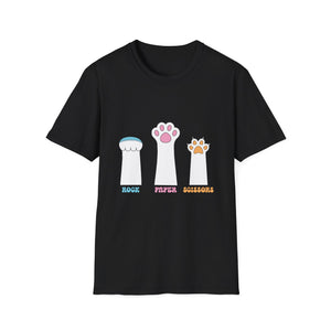 Cat Paws Rock Paper Scissors T-Shirt