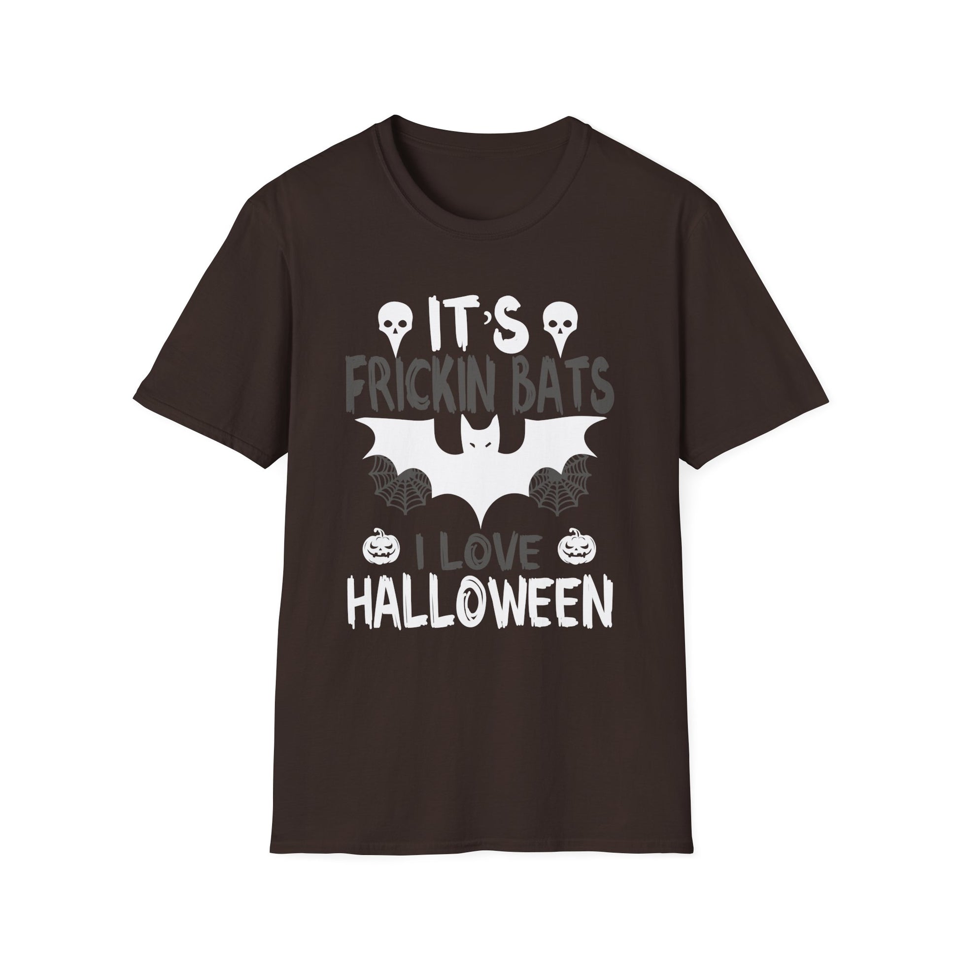 Halloween Bat Tee — "It's Frickin Bats I Love Halloween" Graphic T-Shirt