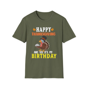 Thanksgiving Birthday T-Shirt — 
