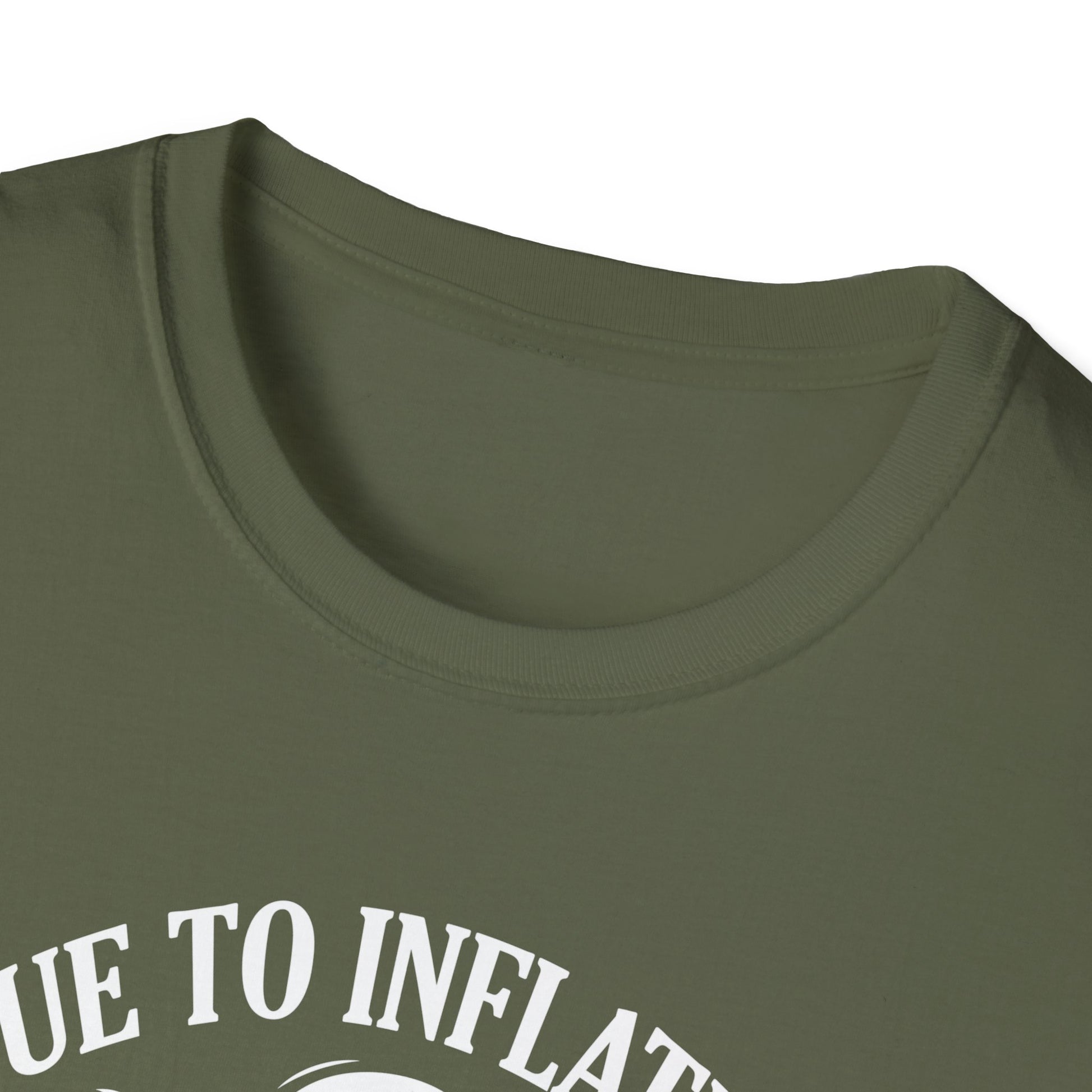 Due To Inflation This Is My Halloween Costume Cute Halloween TeeUnisex Softstyle T-Shirt