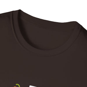 Thanksgiving Softball Family T-Shirt — Family, Turkey & Pumpkin Fall Baseball Tee  Unisex T-Shirt